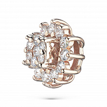 Подвеска из красного золота с бриллиантами (изготовление)