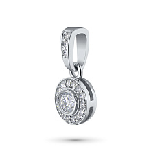 Подвеска из белого золота с бриллиантами (изготовление)