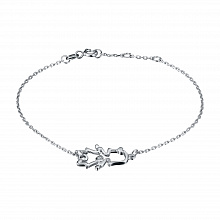 Браслет из серебра с бриллиантом (изготовление)