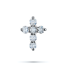 Подвеска из серебра c бриллиантами