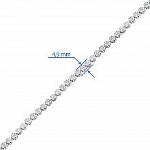 Колье из белого золота с бриллиантами (изготовление)