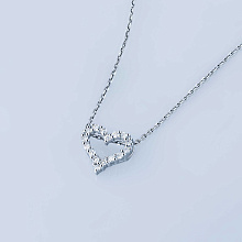 Подвеска из белого золота с бриллиантами (изготовление)