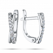 Серьги из красного золота с бриллиантами (изготовление)