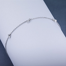 Браслет из белого золота с бриллиантами (изготовление)