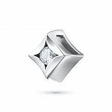 Подвеска из белого золота с бриллиантом (изготовление)