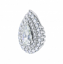 Подвеска из белого золота с бриллиантами (изготовление)