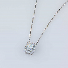 Подвеска из белого золота с бриллиантами (изготовление)