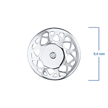 Подвеска из серебра с бриллиантом (изготовление)