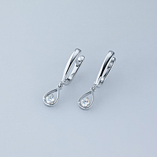 Серьги из белого золота с бриллиантами (изготовление)