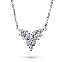Колье из белого золота c бриллиантами