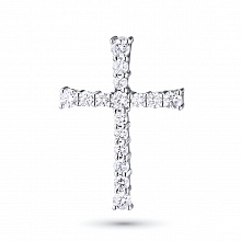 Подвеска из белого золота с бриллиантами (изготовление)