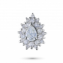 Подвеска из белого золота с бриллиантами (изготовление)