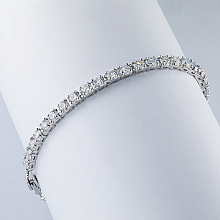 Браслет из белого золота (изготовление) с бриллиантом