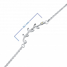 Браслет из серебра (изготовление) с бриллиантом