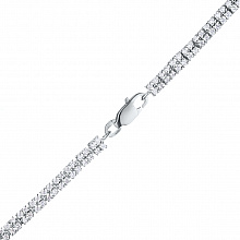 Колье из белого золота с бриллиантами (изготовление)