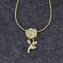 Подвеска из желтого золота с бриллиантами (изготовление)