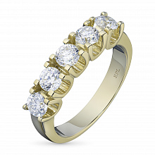 Кольцо из белого золота с бриллиантами (изготовление)