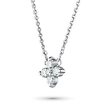 Колье из белого золота с бриллиантами (изготовление)