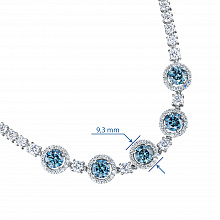 Колье из белого золота (изготовление) с бриллиантами