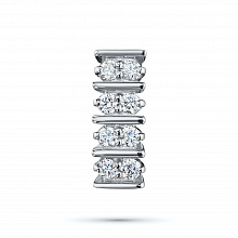 Подвеска из белого золота с бриллиантами (изготовление)