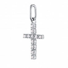 Подвеска из белого золота с бриллиантами (изготовление)