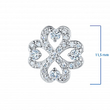 Подвеска из белого золота с бриллиантами (изготовление)