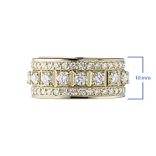 Кольцо из белого золота с бриллиантами (изготовление)