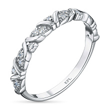 Кольцо из белого золота с бриллиантами (изготовление)