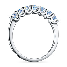 Кольцо из белого золота c бриллиантами