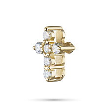 Подвеска из желтого золота c бриллиантами