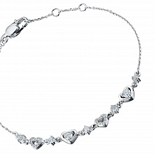 Браслет из белого золота с бриллиантами (изготовление)