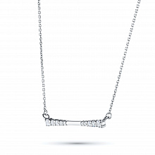 Колье из белого золота с бриллиантами (изготовление)