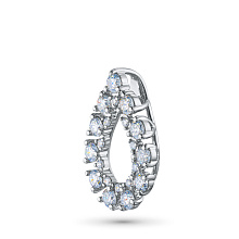 Подвеска из серебра c бриллиантами