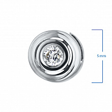 Подвеска из белого золота с бриллиантом (изготовление)