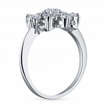 Кольцо из белого золота с бриллиантами (изготовление)