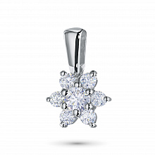 Подвеска из белого золота с бриллиантами (изготовление)