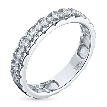 Кольцо из белого золота с бриллиантами (изготовление)