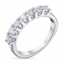 Кольцо из белого золота с бриллиантами (изготовление)