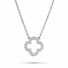 Колье из белого золота с бриллиантами (изготовление)