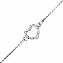 Браслет из белого золота с бриллиантами (изготовление)