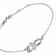 Браслет из серебра с бриллиантом (изготовление)