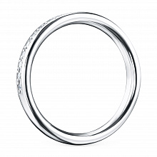 Кольцо из белого золота с бриллиантами (изготовление)