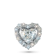 Подвеска из белого золота c бриллиантами