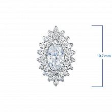 Подвеска из белого золота с бриллиантами (изготовление)