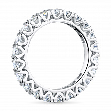 Кольцо из белого золота с бриллиантами (изготовление)