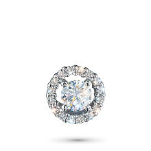 Подвеска из серебра c бриллиантами