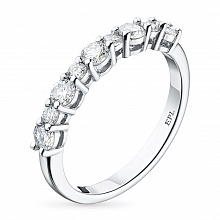 Кольцо из белого золота с бриллиантами (изготовление)