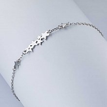 Браслет из серебра с бриллиантом (изготовление)