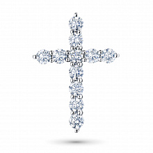 Подвеска из белого золота с бриллиантами (изготовление)