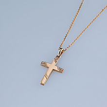 Подвеска из красного золота с бриллиантами (изготовление)